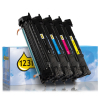 Varumärket 123ink ersätter HP 824A CB384A/85A/86A/87A trumma 4-pack 130047 - 1
