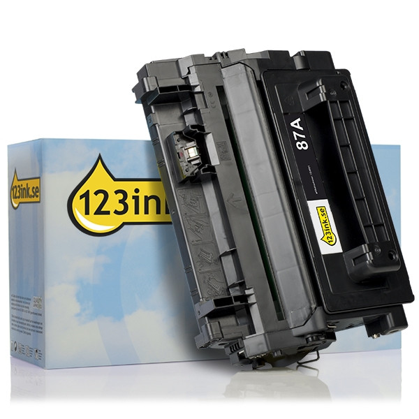 Varumärket 123ink ersätter HP 87A (CF287A) svart toner CF287AC 054881 - 1