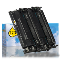 Varumärket 123ink ersätter HP 89A (CF289A) svart toner 2-pack 055311