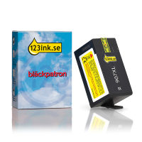 Varumärket 123ink ersätter HP 907XL (T6M19AE) svart bläckpatron extra hög kapacitet