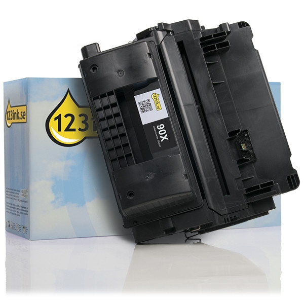 Varumärket 123ink ersätter HP 90X (CE390X) svart toner hög kapacitet CE390XC 054031 - 1