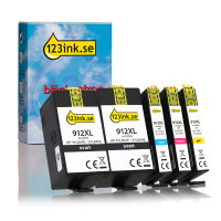 Varumärket 123ink ersätter HP 912XL BK/C/M/Y bläckpatron 5-pack 160743