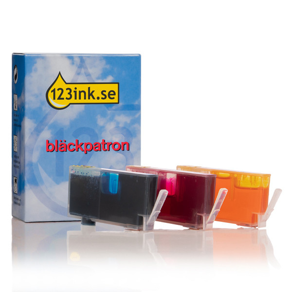Varumärket 123ink ersätter HP 935 (F6U78AE) C/M/Y bläckpatron 3-pack 010097 - 1