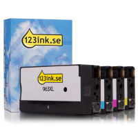 Varumärket 123ink ersätter HP 963  BK/C/M/Y bläckpatron 4-pack 160199