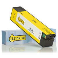 Varumärket 123ink ersätter HP 981X (L0R11A) gul bläckpatron hög kapacitet