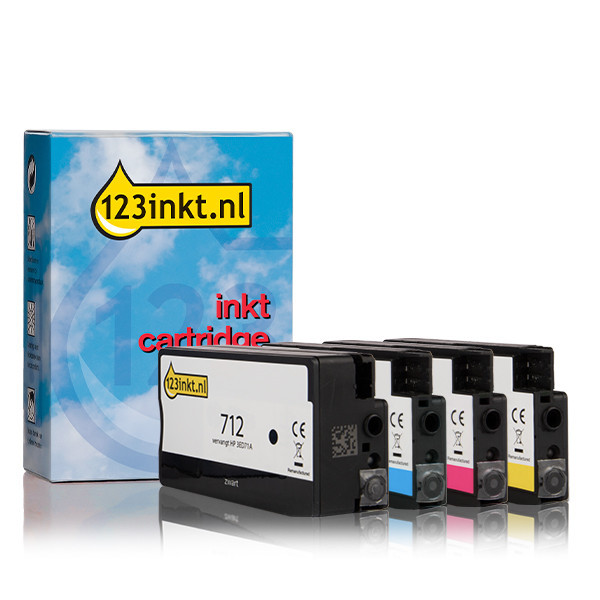 Varumärket 123ink ersätter HP 982A BK/C/M/Y bläckpatron 4-pack T0B23AC T0B24AC T0B25AC T0B26AC 093705 - 1