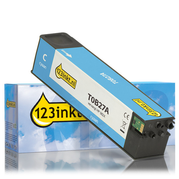 Varumärket 123ink ersätter HP 982X (T0B27A) cyan bläckpatron hög kapacitet​​​​​​​​​​​​​​ T0B27AC 055203 - 1