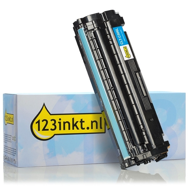 Varumärket 123ink ersätter HP SU038A (CLT-C506L) cyan toner hög kapacitet SU038AC 092721 - 1