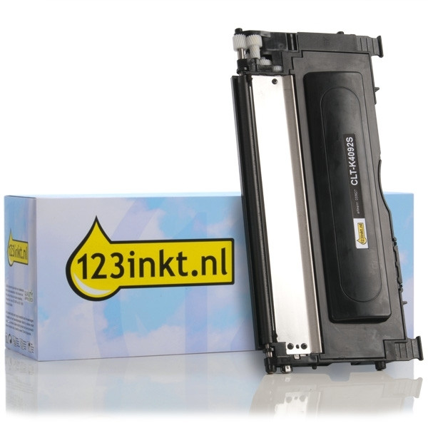 Varumärket 123ink ersätter HP SU138A / Samsung CLT-K4092S svart toner SU138AC 092555 - 1