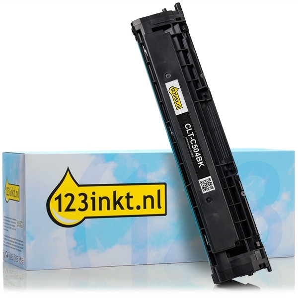 Varumärket 123ink ersätter HP SU158A (CLT-K504S) svart toner SU158AC 092701 - 1