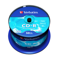 Verbatim Extra Protection CD-R | 52x | 700MB | Spindle | 50-pack 833193