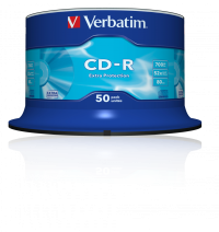 Verbatim Extra Protection CD-R | 52x | 700MB | Spindle | 50-pack 43351 833193