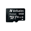 Verbatim Micro SDXC minneskort + adapter 64GB | klass 10 | Verbatim 44084 500171 - 3