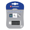 Verbatim Pinstripe 2.0 USB-minne 8GB svart