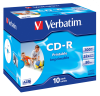 Verbatim Printable CD-R | 52x | 700MB | Jewel Case | 10-pack