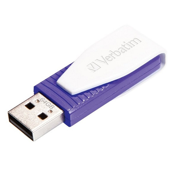 USB-minne 2.0 64GB | Verbatim Swivel 500157 - 1