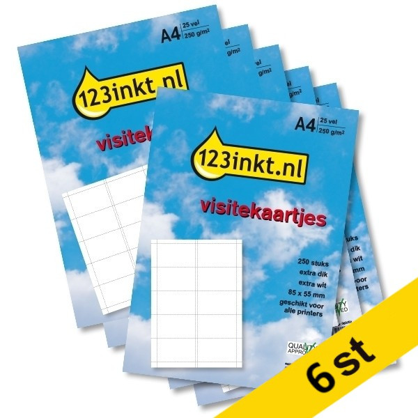 Visitkort | 85 x 54mm | vit | 123ink | 250st | 6st  060710 - 1