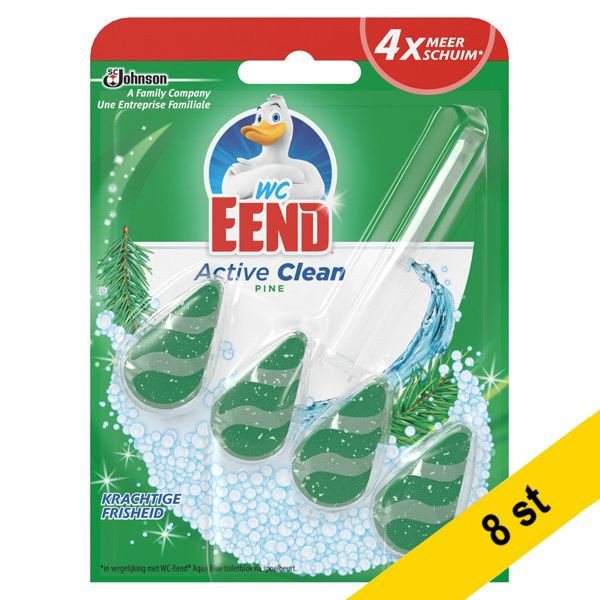 Toalettblock 40g | WC Duck Clean Pine | 8st SWC00045 - 1
