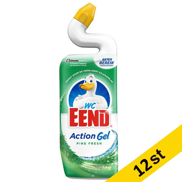 Toalettrengöring 750ml | WC Duck Action Gel Pine Fresh | 12st SWC00038 Toalettrengöring 750ml | WC Duck Action Gel Pine Fresh | 12st SWC00038 - 1