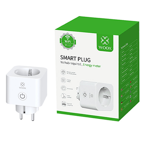 WOOX R6113 Smart Plug med energimätare | max. 3680W | vit $$ R6113 LWO00075 - 1