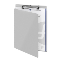 Skrivplatta A4 (med omslag) | Westcott | aluminium 221044