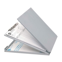 Westcott Skrivplatta med förvaringsfack och omslag A4 liggande | Westcott | aluminium AC-E17002 221041