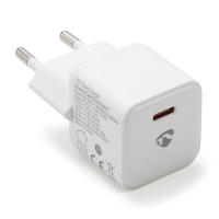 White label ⭐Mobilladdare USB-C | 1 port | 30W | Nedis WCMPD30W100WT K120300288