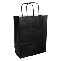 Bärkasse | 18x24x8cm | svart | 100st 402710