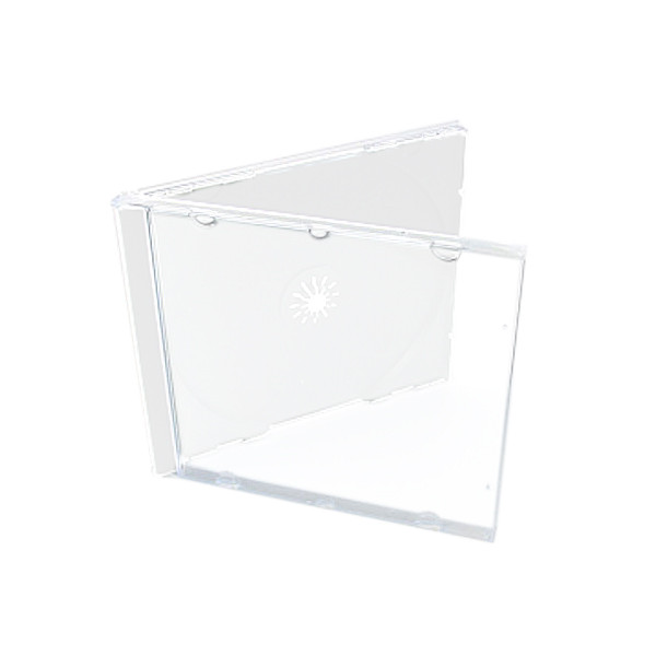 White label CD-fodral | Jewel Case | transparent tray | 100st  050062 - 1