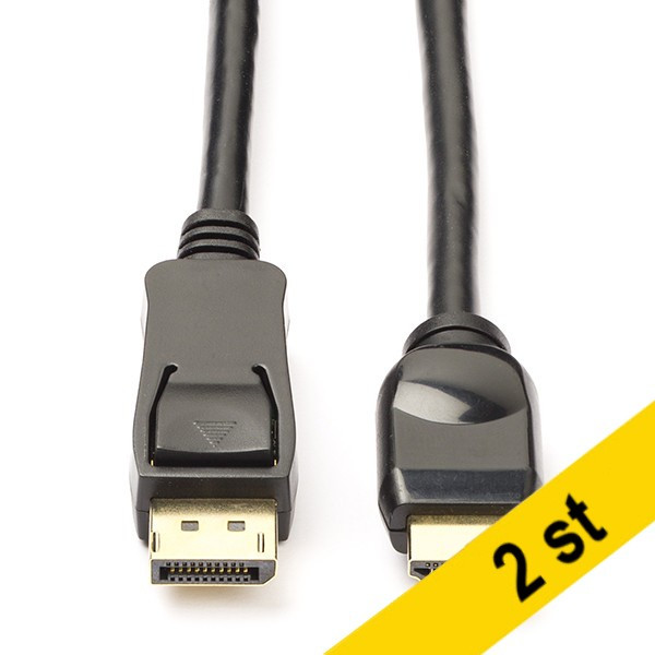 DisplayPort till HDMI-kabel 5m | svart 2st 340016 - 1
