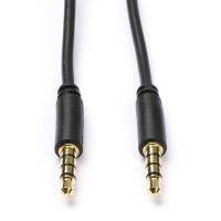 White label Ljudkabel 3.5mm | Goobay | 0.5m | svart 63824 K010412081