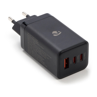 White label Mobilladdare USB-A USB-C | 3 portar | 65W | Nedis WCGPD65W100BK K120300291