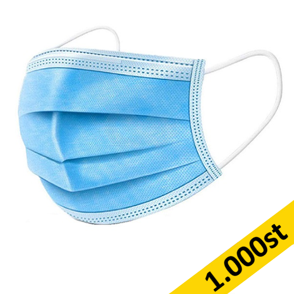 Munskydd Typ 1 certifierade för engångsbruk | 1000st SDR00377 - 1