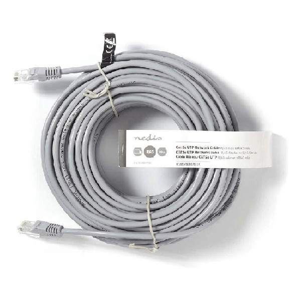 Nätverkskabel 20m CAT5e UTP | grå 400268 - 2