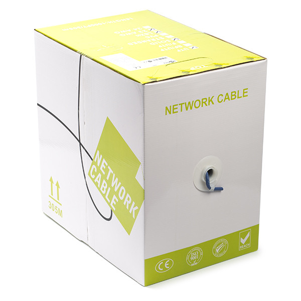 Nätverkskabel 305m U/UTP CAT6a | stel kärna K050600027 - 1