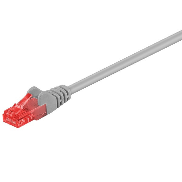 Nätverkskabel CAT6 UTP | 1m | grå K010605250 - 1