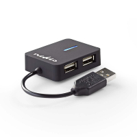 White label Nedis USB 2.0 hubb | 4 portar UHUBU2410BK K030200022