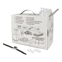White label PP-band med spännen i dispensförpackning | 12x0,55mm | svart 300.003 206253