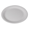 Papperstallrik | 23cm | vit | 100st 423122 - 1