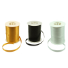 Presentsnöre | 10mm x 250m | svart/guld/vit | 3st