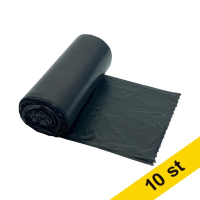 White label Sopsäck 60L svart | 20st x10  035175