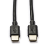 USB-C till USB-C-kabel | USB 2.0 | 2m | svart⭐