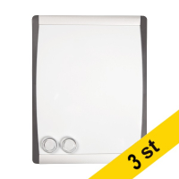 Whiteboard 28 x 21,5cm med böjd ram | 123ink | 3st 302150