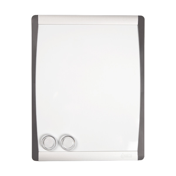 Whiteboard 28 x 21,5cm med böjd ram | 123ink 1903778C 302149 - 1