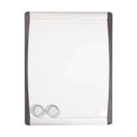 Whiteboard 28 x 21,5cm med böjd ram | 123ink 1903778C 302149