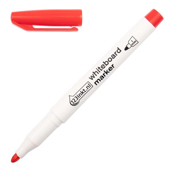 Whiteboardpenna 1.0mm | 123ink | röd⭐ 4-361002C 4-366002C 841840C 9581691C 300888 - 1