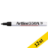 Whiteboardpenna 1.2mm | Artline 550A | svart | 12st 360802