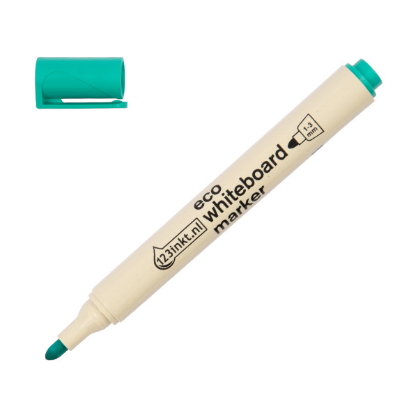 Whiteboardpenna 1.5mm - 3.0mm | 123ink | grön | återvunnet plast 4-28004C 390590 - 1