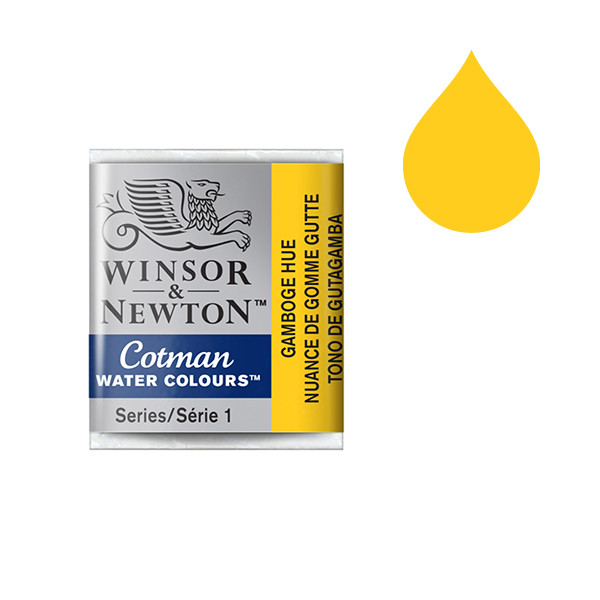 Winsor & Newton Cotman Akvarelfärg 266 Gamboge Hue (halvkopp) 301266 410480 - 1