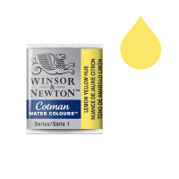 Winsor & Newton Cotman Akvarellfärg 346 Lemon Yellow Hue (halvkopp) 301346 410489